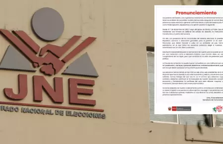 JEE deber evaluar comunicado de PCM sobre Fuerza Popular