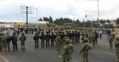 Protestas en Ecuador por alza de disel