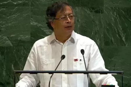 Gustavo Petro pidi a la ONU juzgar a Donald Trump.