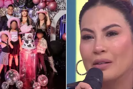 Pamela Lpez sufre accidente con sus hijos