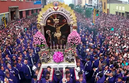 Fechas y rutas de las procesiones del Seor de los Milagros.