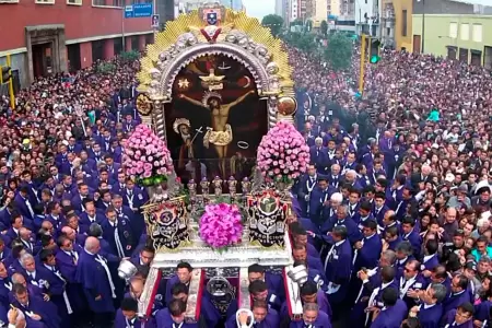Fechas y rutas de las procesiones del Seor de los Milagros.