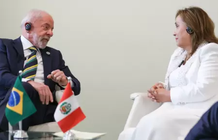 Dina Boluarte y Luiz Incio Lula da Silva