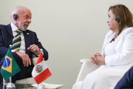 Dina Boluarte y Luiz Incio Lula da Silva