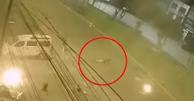 Hombre fue envuelto en llamas tras explosin de baln de gas en Ate