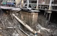 Tailandia: Un GRAN socavn provoc destrozos en plena ciudad de Bangkok