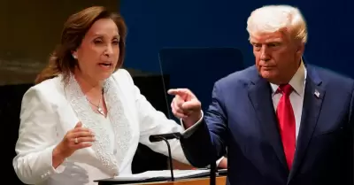 Dina Boluarte sostuvo una recepcin privada con Donald Trump.