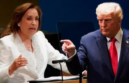 Dina Boluarte sostuvo una recepcin privada con Donald Trump.