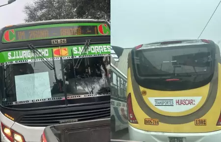 Transportistas protestan