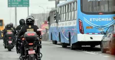 Mininter indica que se cuenta con servicio diario de resguardo de viajes en buse