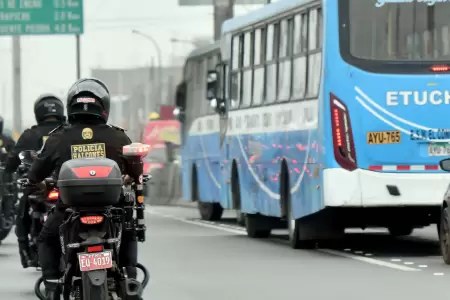 Mininter indica que se cuenta con servicio diario de resguardo de viajes en buse