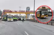 Transportistas de las Lnea 41 se movilizan hacia el Congreso: Se manifiestan contra los ataques extorsivos