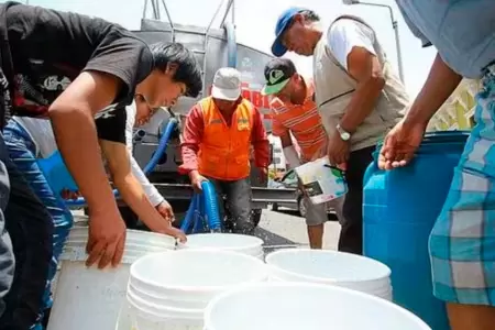 Corte de agua en Lima.