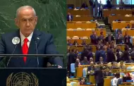 Netanyahu recibe rechazo en la ONU: Delegaciones lo abuchearon durante su presentación en Asamblea General