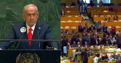 Presentacion de Netanyahu en la ONU.