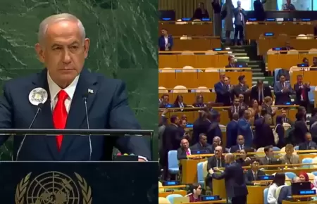 Presentacion de Netanyahu en la ONU.