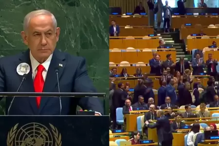 Presentacion de Netanyahu en la ONU.