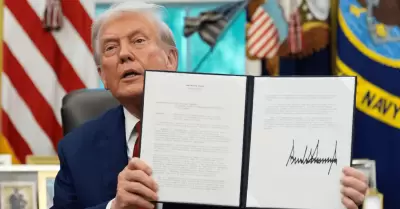 Donald Trump firma decreto para declarar condena de muerte en Washington