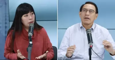 Martn Vizcarra y Betssy Chvez