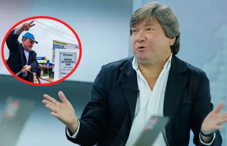 Exregidor de la MML cuestiona inauguracin de la Va Expresa Sur.