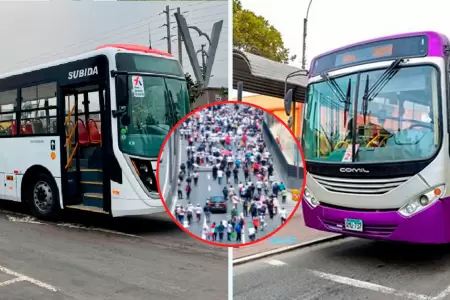 ATU anuncia desvos del corredor Morado y AeroDirecto Ventanilla.