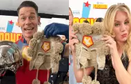 Per es clave! John Cena junto a actores de la serie 'Peacemaker' se lucen con chullo: "Protgete del fro"