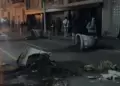 Caos en el Centro de Lima: Manifestantes ocasionan daos al ornato en el Jr. de la Unin