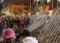 Defensora del Pueblo monitorea manifestaciones en el Centro de Lima: "Rechazamos todo acto de violencia"