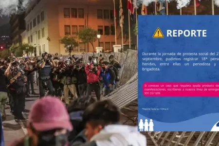 Reporte del CNDDHH ante primer da de protestas