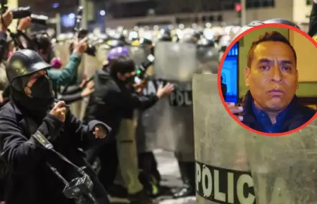 Al menos 7 detenidos en marcha de transportistas y 'Generacin Z'