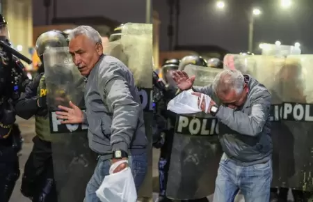 Adulto mayor fue agredido por la PNP.