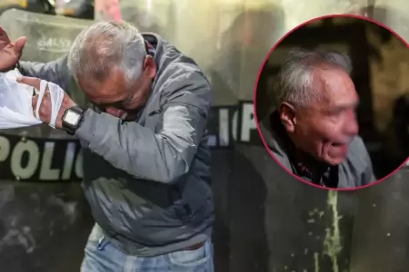 Adulto mayor fue violentado por polica en la Av. Abancay.