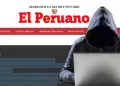 Hackers vulneran sistema del diario oficial El Peruano y lo acompaan con mensaje: "Esto apenas comienza"