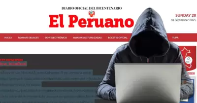 Hackers vulneran sistema del diario oficial El Peruano
