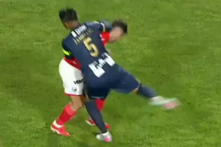 Carlos Zambrano fue expulsado nuevamente en el duelo de Alianza ante Cienciano.