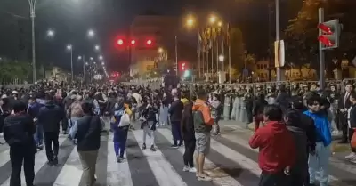 Seis detenidos en protestas de 'Generacin Z'