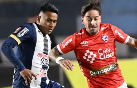 Cienciano venci 2-1 a Alianza Lima en la altura del Cusco.