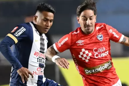 Cienciano venci 2-1 a Alianza Lima en la altura del Cusco.