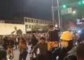 PNP reprime a manifestantes de diversos gremios que intentaron ingresar al Congreso de la Repblica
