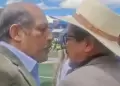 Congresista Hctor Valer escupi a periodista que le increp por su actitud con fallecidos durante las protestas