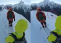 Tragedia en China: Alpinista cae de una montaa por intentar tomarse una foto y pierde la vida