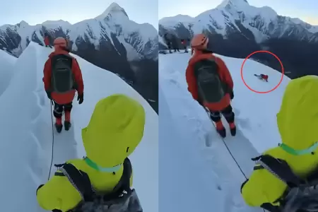Alpinista cay de una montaa por intentar tomarse una foto y pierde la vida