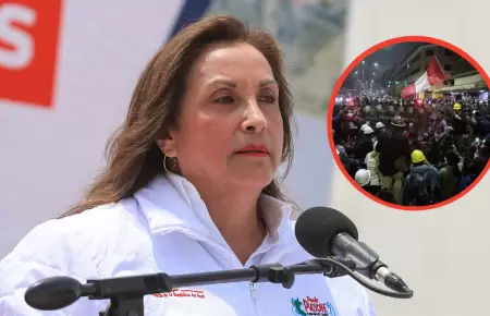 Boluarte: "No voy a renunciar", ante jornada de protestas