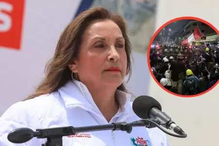 Boluarte: "No voy a renunciar", ante jornada de protestas