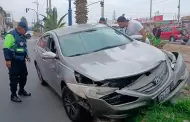 Tacna: Vehculo se despista frente al mercado Hroes del Cenepa y abandona la escena