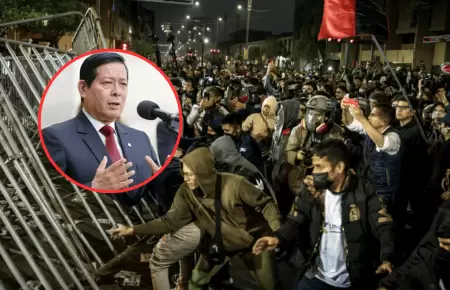 El premier Eduardo Arana se refiri a las recientes protestas realizadas en cont