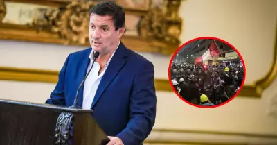 MML rechaza actos vandlicos en protestas.