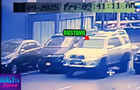 Gustavo Salcedo rond la zona antes de atacar al productor Christian Rodrguez