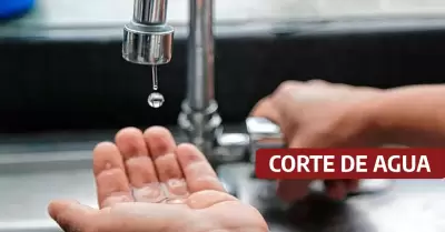 Corte de agua en Lima.