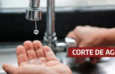 Corte de agua en Lima.